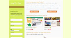 Desktop Screenshot of lhotelpascher.com