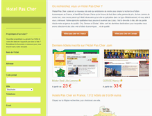 Tablet Screenshot of lhotelpascher.com